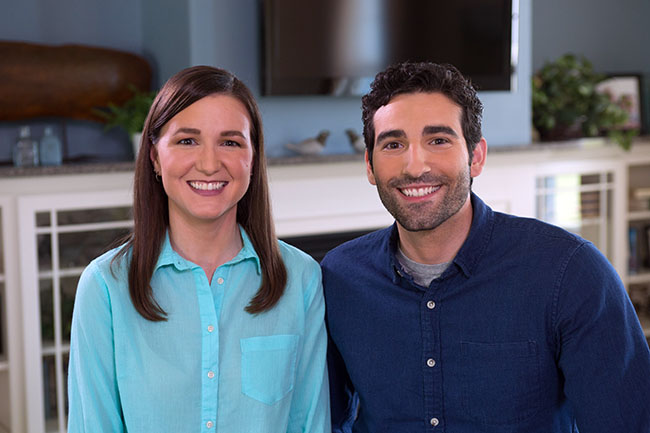 couple with new home energy certification