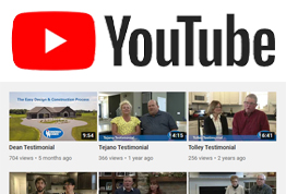 Homeway Homes YouTube Video Testimonial Library