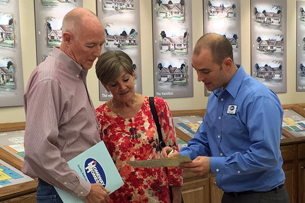 Stop by the model home center this weekend!