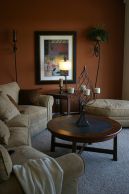 Custom Home Living Room