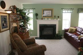 Custom Home Living Room