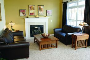 Custom Home Living Room