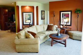 Custom Home Living Room