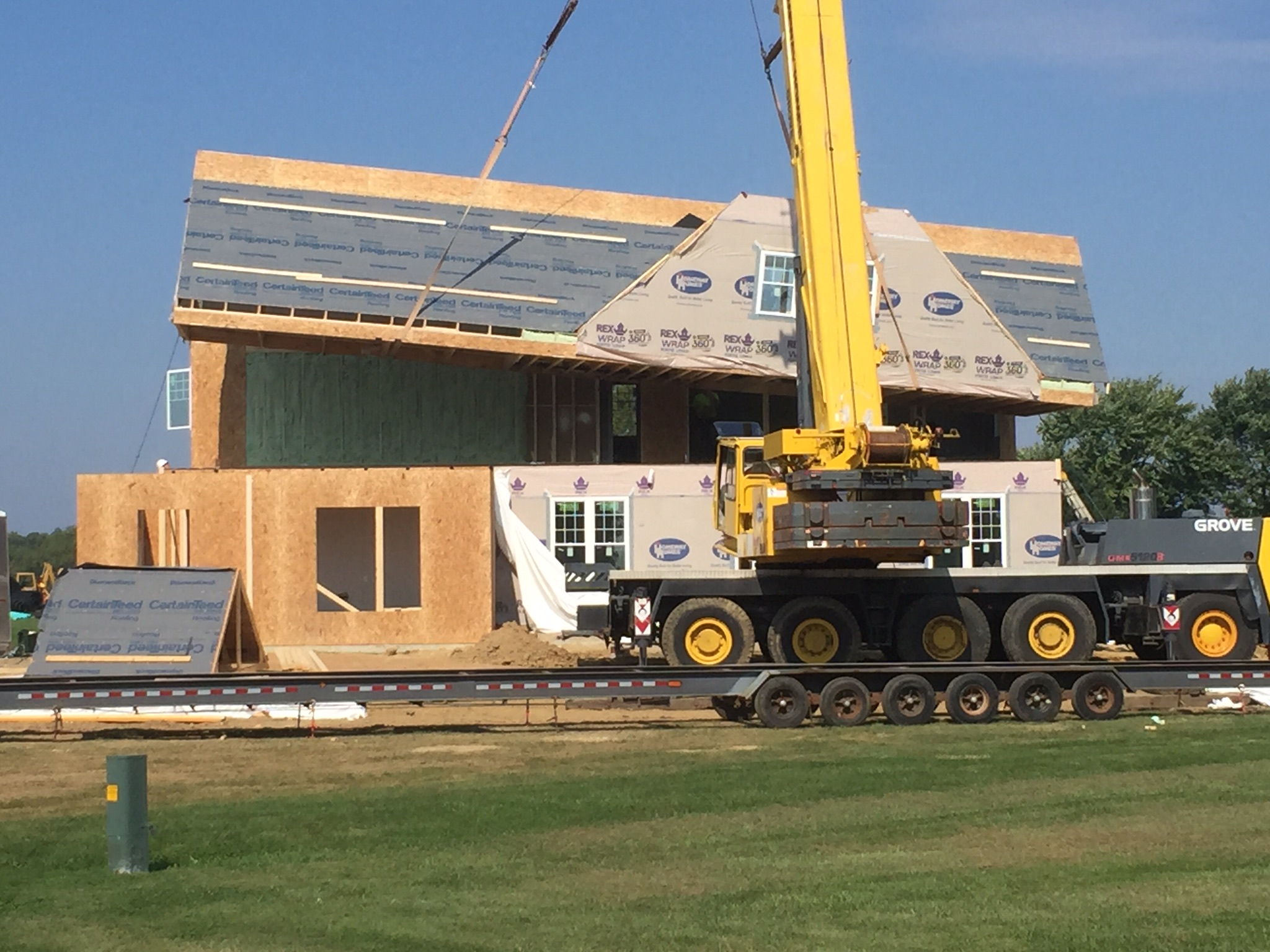 The Job Site Finishing for a Completed Homeway Home.